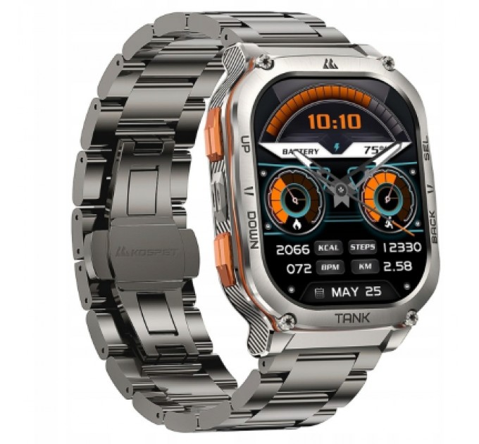 Смарт-годинник KOSPET Tank M3 ULTRA SE SILVER (6974958251071)