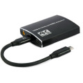 Cablexpert Концентратор Cablexpert USB-C to 2 HDMI (2 ind. screens)/PD/Аudio 3.5mm (A-CM-HDMIF2-01)