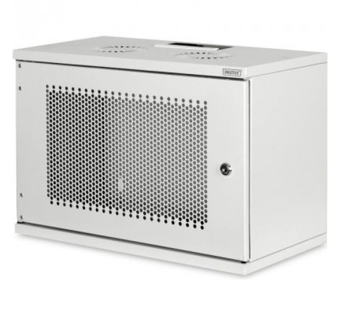 Шафа настінна Digitus SOHO 19" 7U 540x400, метал.двері, 60kg max (DN-19-07U-S-PD)