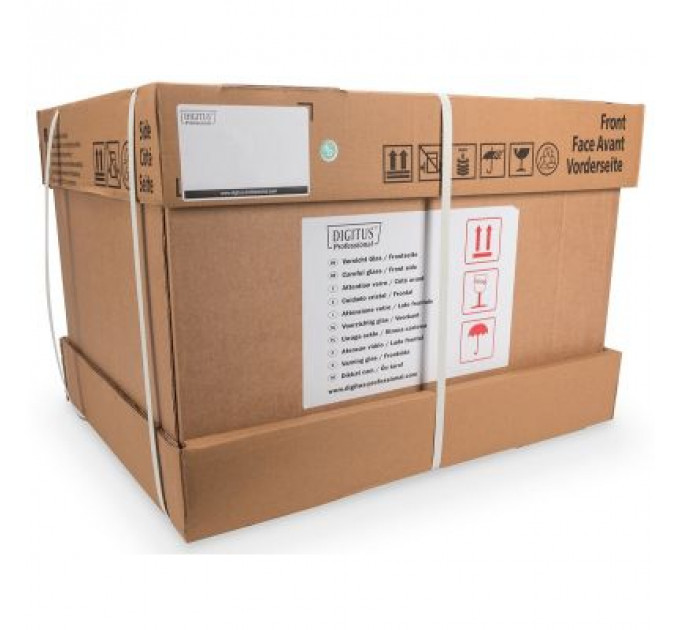 Шафа настінна Digitus Wall Mounting Unique 19" 12U 600x600, RAL 9005 (DN-1912U-6/6-SW)