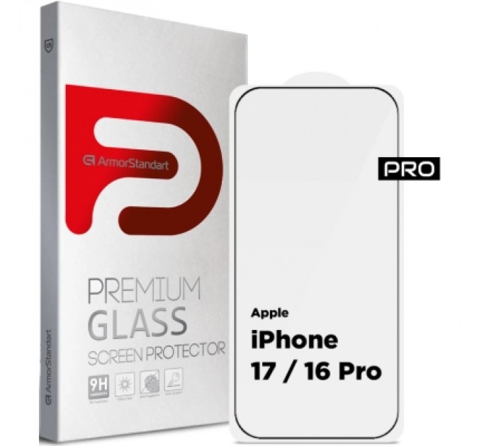 Armorstandart Скло захисне Armorstandart Pro Apple iPhone 17 / 16 Pro (ARM86210)