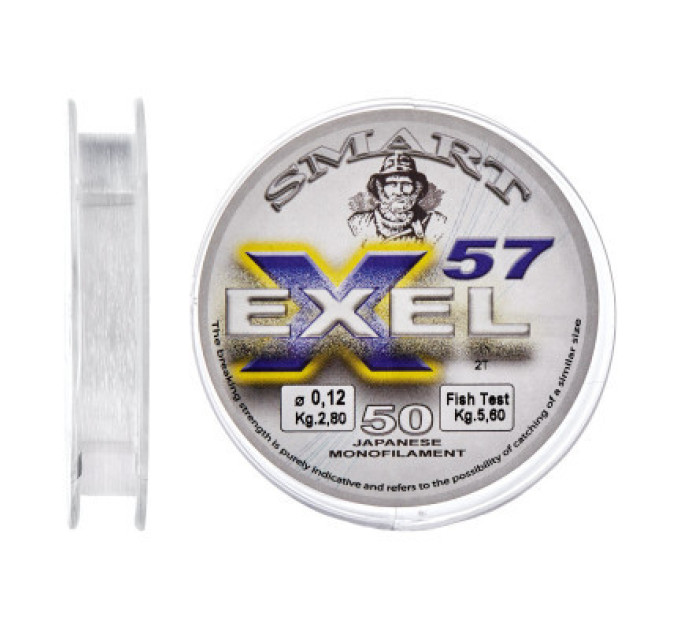 Smart Волосінь Smart Exel 57 50m 0.14mm 3.0kg (1300.32.56)