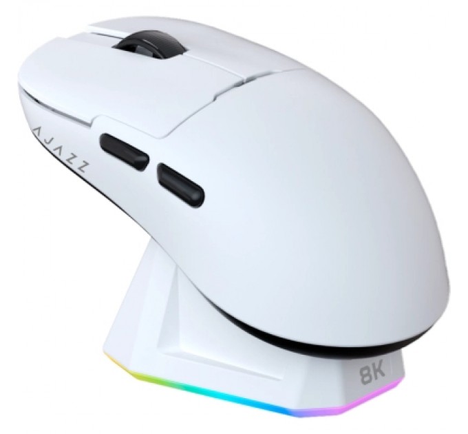 Мишка Ajazz AJ159PRO Wireless/Bluetooth/USB Charging Dock White (AJ159-PRO-W)