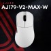 Мишка Ajazz AJ179 V2 MAX Wireless/Bluetooth/USB White (AJ179-V2-MAX-W)