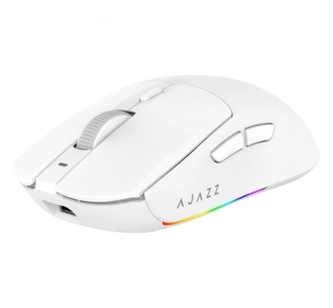 Мишка Ajazz AJ139 V2 MC Wireless/Bluetooth/USB White (AJ139-V2-MC-W)