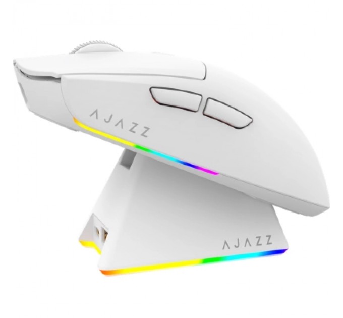 Мишка Ajazz AJ139 V2 MC Wireless/Bluetooth/USB White (AJ139-V2-MC-W)
