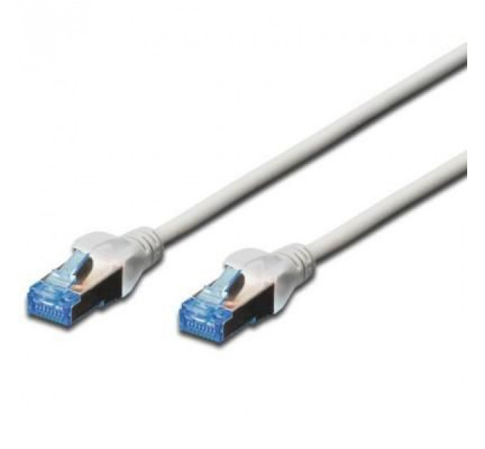 Патч-корд Digitus 15м, cat.5e, SF-UTP AWG 26/7, grey (DK-1531-150)