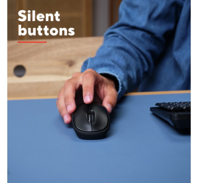 Мишка Trust Yvi+ Silent Wireless/Bluetooth Glossy Black (25512)