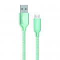 ColorWay Дата кабель USB 2.0 AM to Micro 5P 1.0m mint ColorWay (CW-CBUM002-MT)