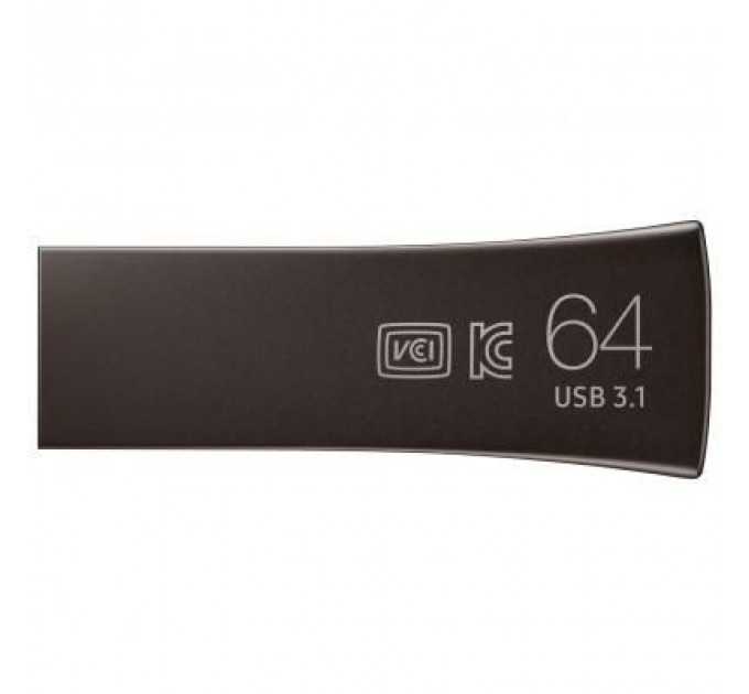 USB флеш накопичувач Samsung 64GB Bar Plus Black USB 3.1 (MUF-64BE4/APC)