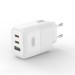 XO Сетевое зарядное устройство XO L139 (2USB-С, 1USB, 3А) PD, QC 3.0 White (L139.white)