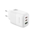 XO Сетевое зарядное устройство XO L139 (2USB-С, 1USB, 3А) PD, QC 3.0 White (L139.white)
