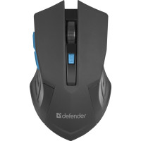 Мишка Defender Accura MM-275 Black-Blue (52275)