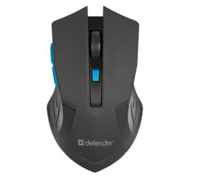 Мишка Defender Accura MM-275 Black-Blue (52275)