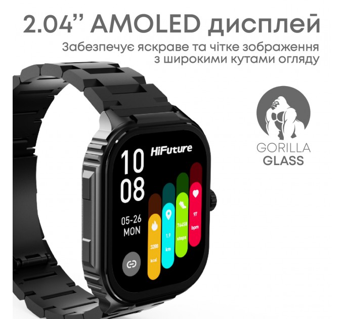 HIFuture Смарт-годинник HiFuture Ultra3 Pro Black