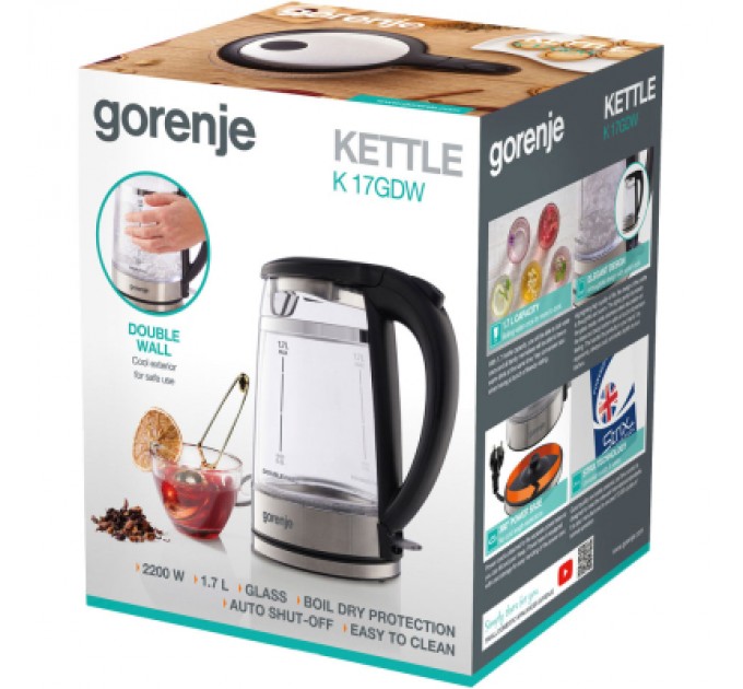 Gorenje Електрочайник Gorenje K17GDW