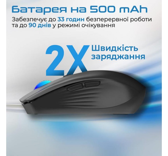 Promate Миша бездротова Promate Kitt Black