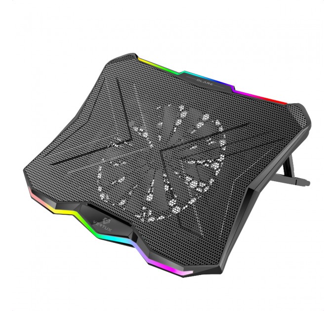 Promate Охолоджуюча пiдставка для ноутбука Promate Vertux Glare Black