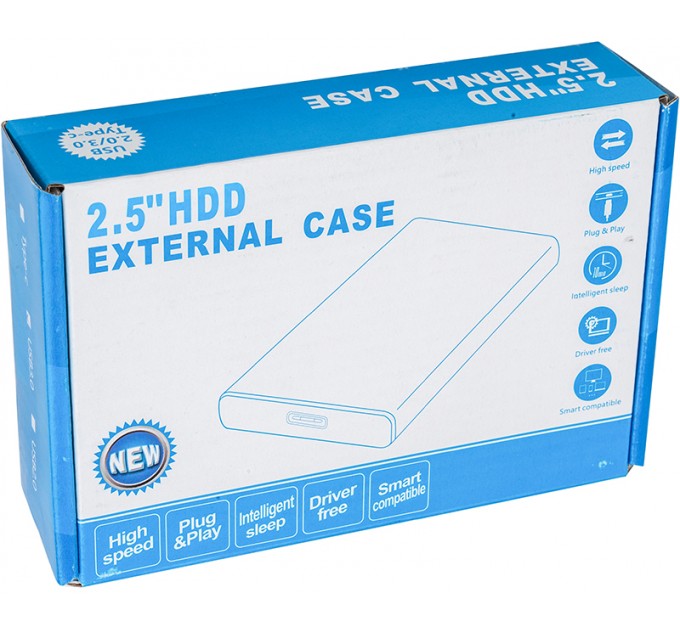 PowerPlant Зовнішня кишеня PowerPlant для HDD 2.5" USB3.0 (HC380411)