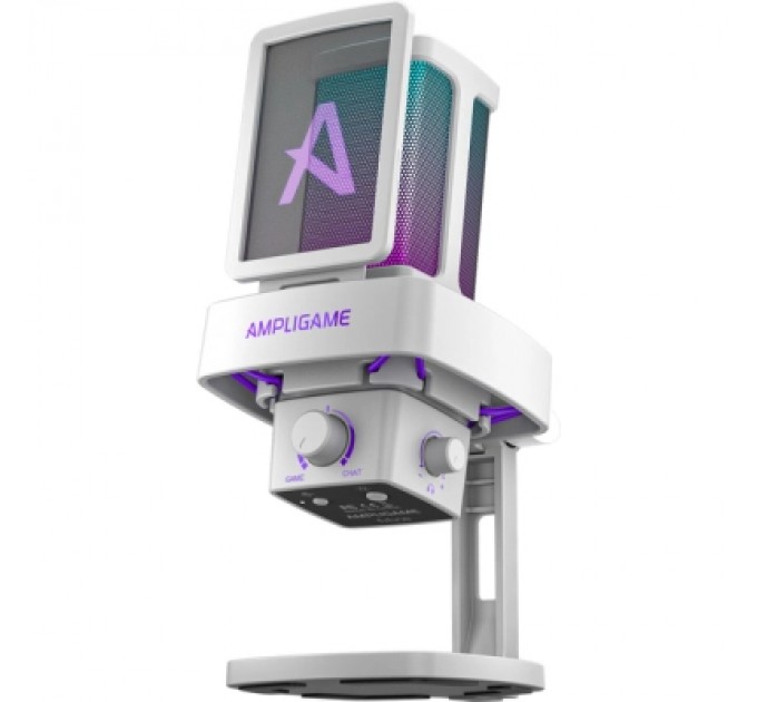 Мікрофон Fifine Ampligame Q8PROW USB White (Q8PROW)