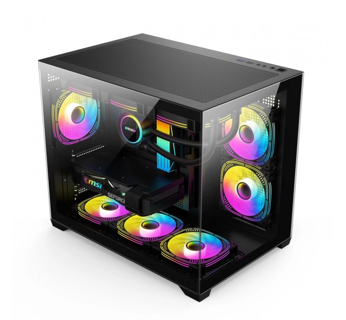 GTL Корпус GTL Gaming Abyss Black (GTLN285M) без БЖ