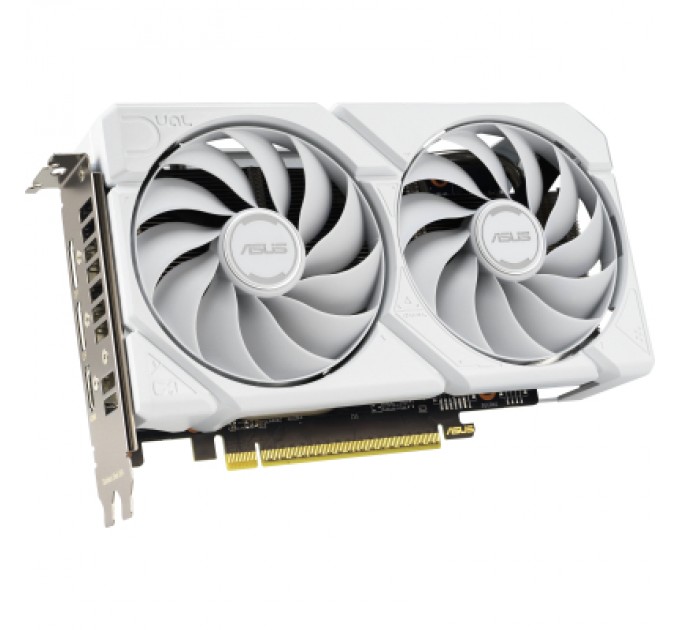 ASUS Відеокарта ASUS Radeon RX 9060 XT 16Gb DUAL WHITE OC (DUAL-RX9060XT-16G-WHITE)