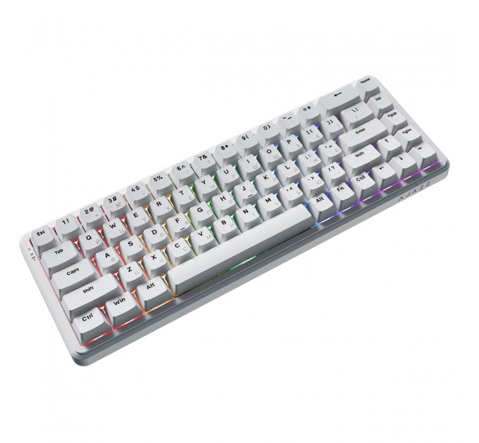 Ajazz Клавіатура Ajazz AK680 Max Magnetic Switch White (AK680-WM-W-A)