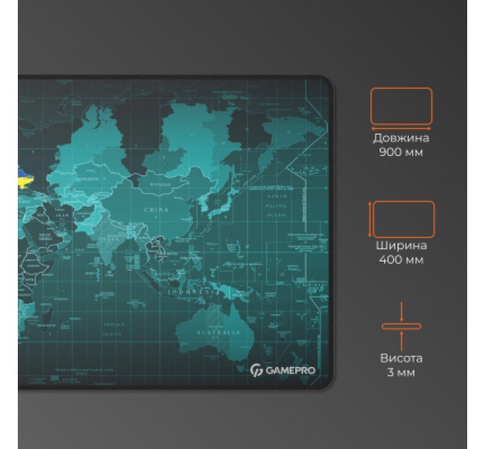 GamePro Килимок для мишки GamePro MP275M Black (MP275M)