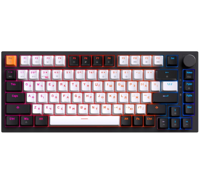 GamePro Клавіатура бездротова GamePro Asgard Valhalla MK160B Pro Black