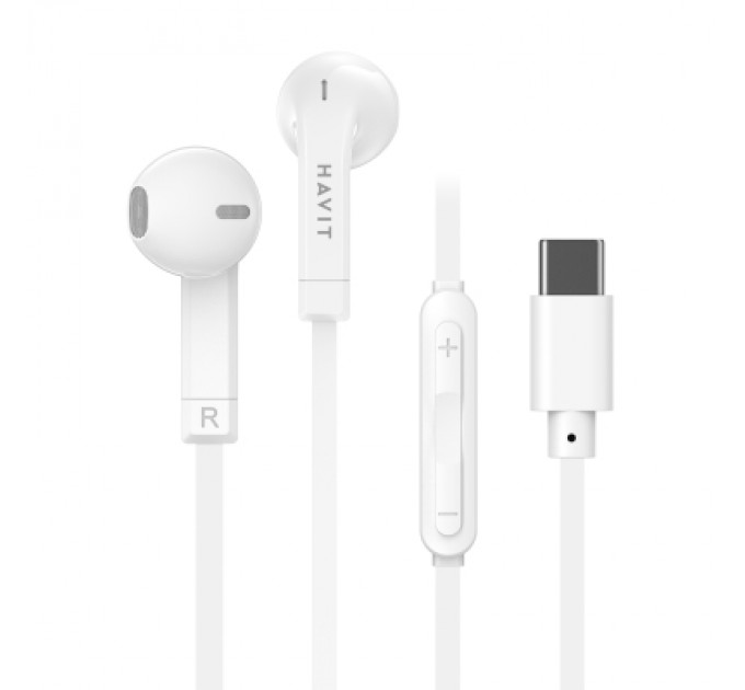 Havit Навушники Havit HV-E336C USB-C White (HV-E336C)
