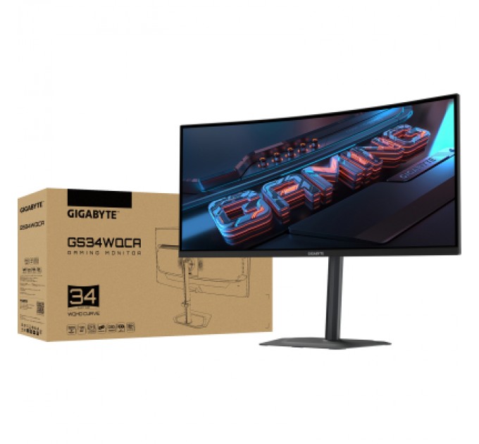 GIGABYTE Монітор GIGABYTE GS34WQCA Gaming Monitor