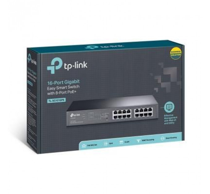 Комутатор мережевий TP-Link TL-SG1016PE