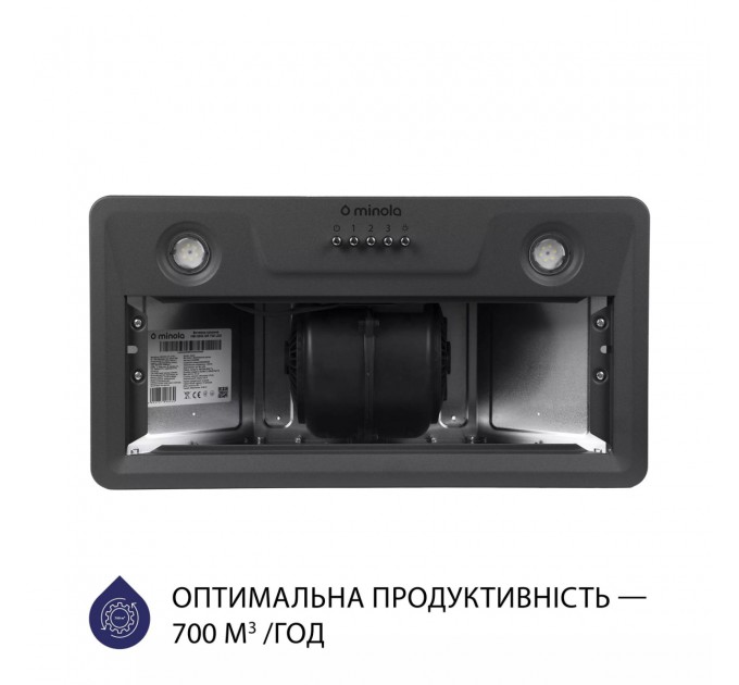 Minola Витяжка Minola HBI 5202 GR 700 LED