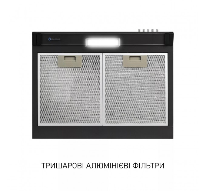 Minola Витяжка Minola HPL 622 BL