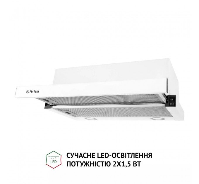 Perfelli Витяжка Perfelli TL 6212 WH 700 LED