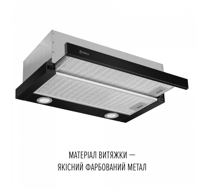 Perfelli Витяжка Perfelli TL 6622 BL 1000 LED