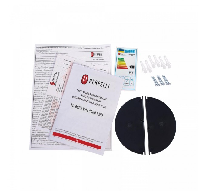 Perfelli Витяжка Perfelli TL 6622 WH 1000 LED