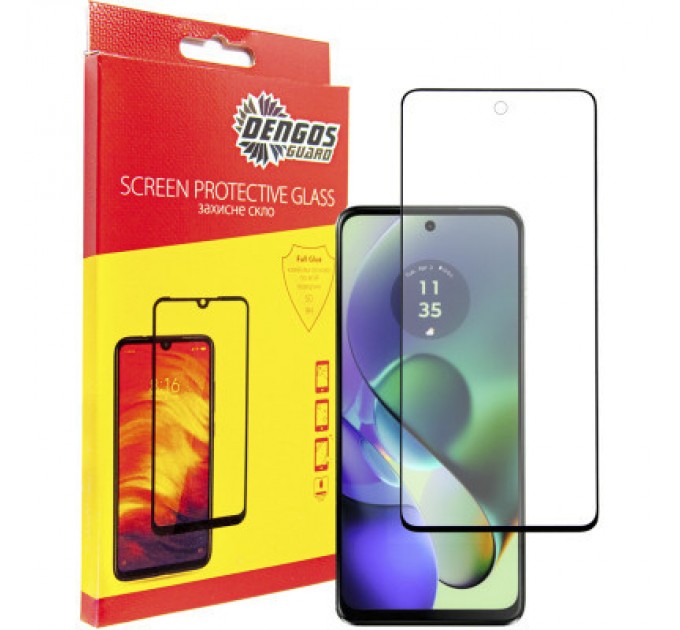 Dengos Скло захисне Dengos Motorola G54 (black) (TGFG-326)
