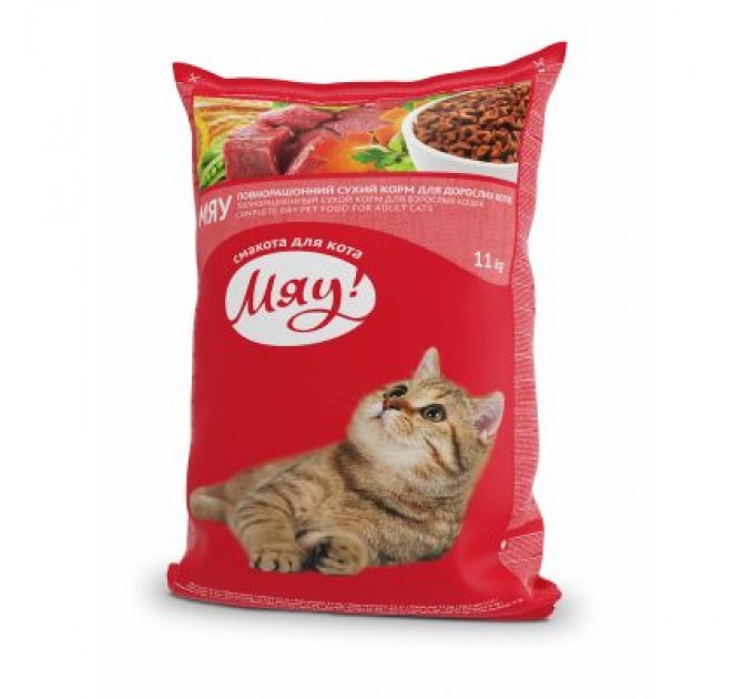 Мяу! Сухий корм для кішок Мяу! з кроликом 11 кг (4820083902079)
