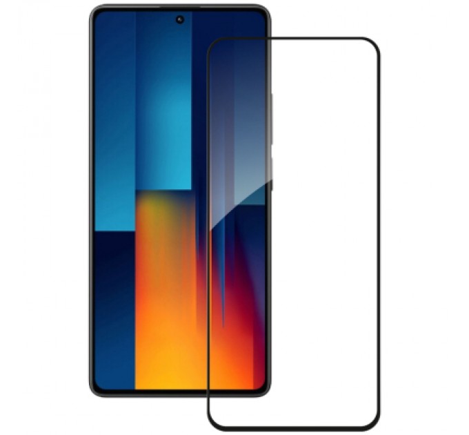 ACCLAB Скло захисне ACCLAB Full Glue Xiaomi Poco M6 Pro Black (1283126589775)