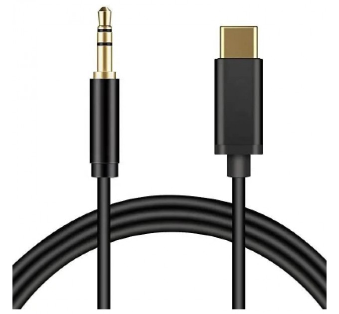XoKo Кабель мультимедійний USB-C to 3.5mm M 1.0m black XoKo (AUX-002-BK)