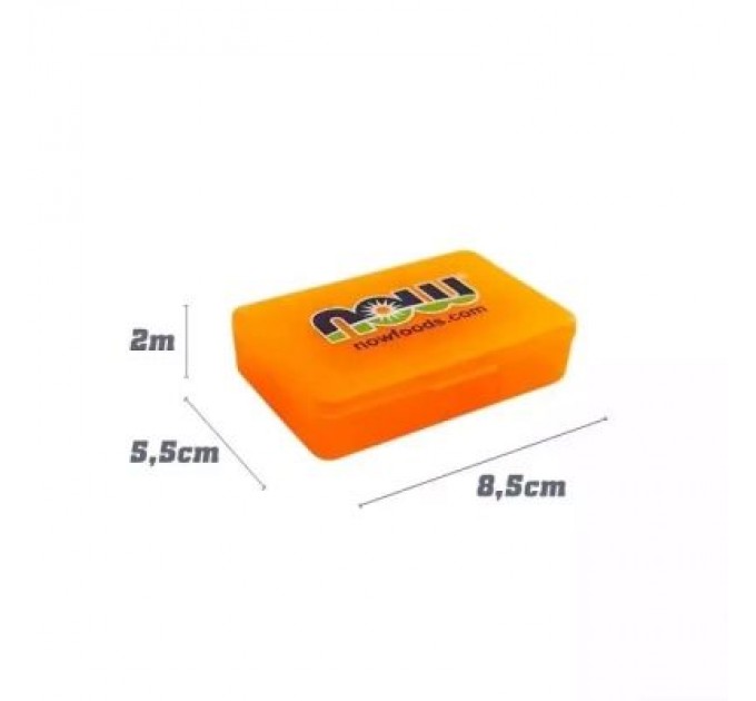 Now Foods Таблетниця Now Foods Органайзер для таблеток, таблетка, Pocket Pack Vitamin Case Small, (NF8300)