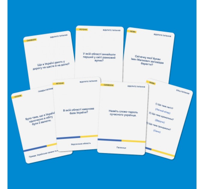 Orner Настільна гра Orner Розмовна гра "Шевченко питає. Гра про Україну" (1909)