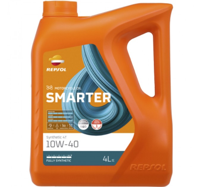 REPSOL Моторна олива REPSOL SMARTER SYNTHETIC 4T 10W-40 4л (RPP2064MGB)