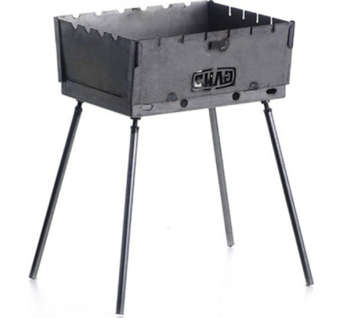 СИЛА Мангал СИЛА на 6 шампурів холоднокатаний товщина 1.5 мм (960114)