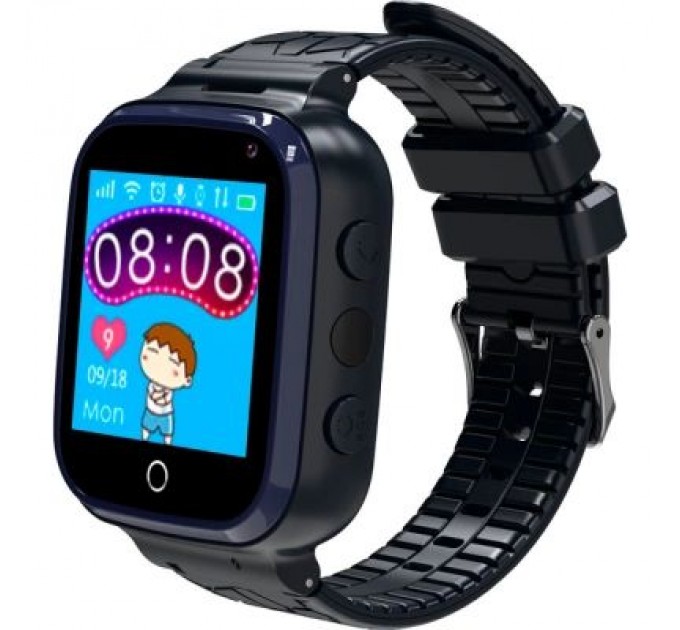 Gelius Смарт-годинник Gelius Pro GP-PK007 (Ocean) Black Kids smart watch with GPS tracker (Pro GP-PK007 (Ocean) Black)