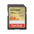 SanDisk Карта пам'яті SanDisk 64GB SD class 10 UHS-I U3 V30 Extreme (SDSDXV2-064G-GNCIN)