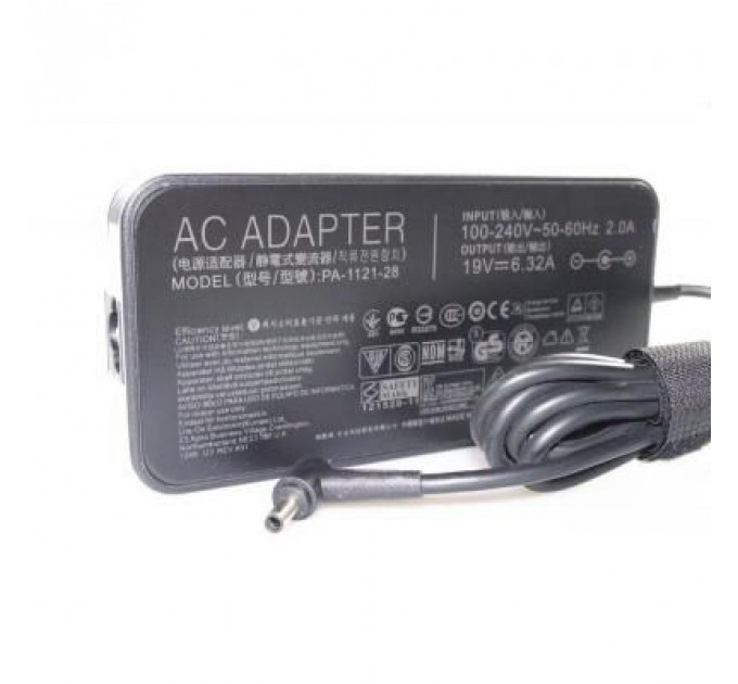 Блок живлення до ноутбуку ASUS 120W 19V, 6.32A, разъем 4.5/3.0 (PA-1121-28 A15-120P1A / A40161)