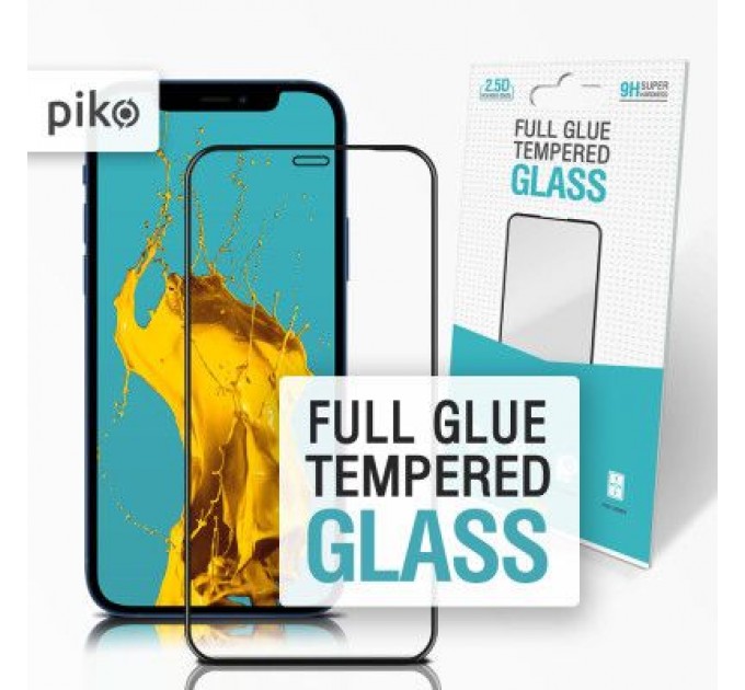 Piko Скло захисне Piko Full Glue Apple Iphone 12 (black) (1283126506444)