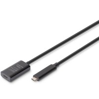 Дата кабель USB-С M/F 5.0m USB3.2 Gen2 Active 10G Digitus (DA-73112)